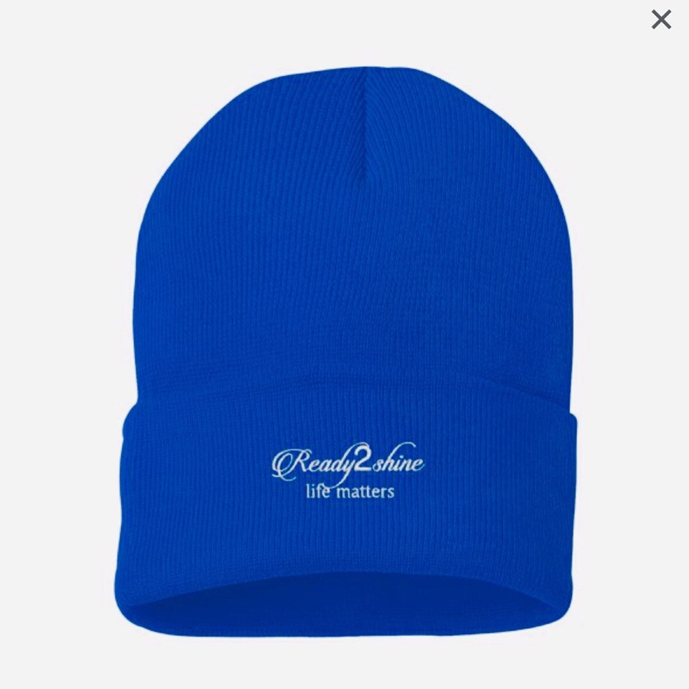 Ready2shine life matters beanie hats